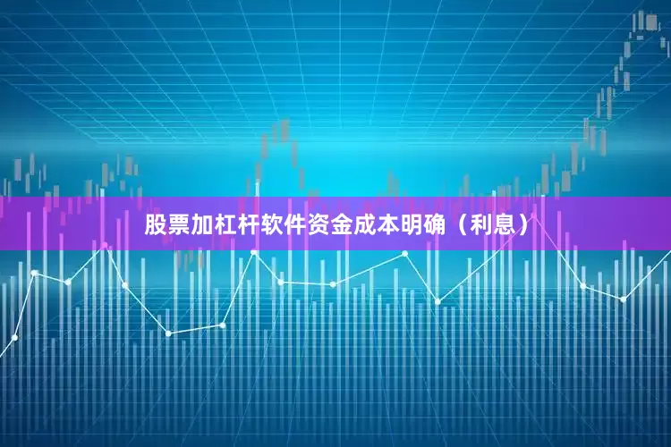 股票加杠杆软件资金成本明确（利息）